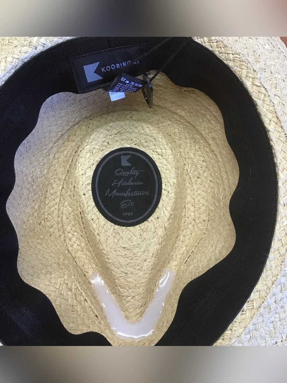 NEW Kooringal Australia Men’s Raffia Handmade Fedora (M/L)